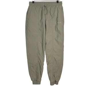 WILO The Label Women's Sage Green Parachute Pants, Size Small